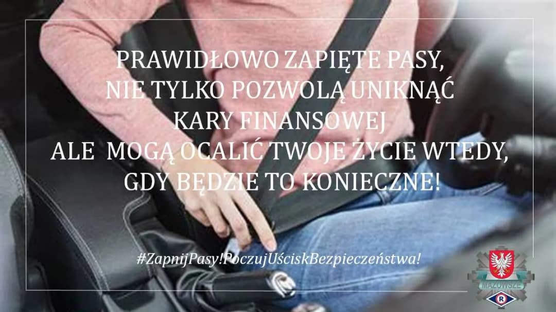 Jak prawidłowo zapiąć pasy bezpieczeństwa, aby uniknąć zagrożeń