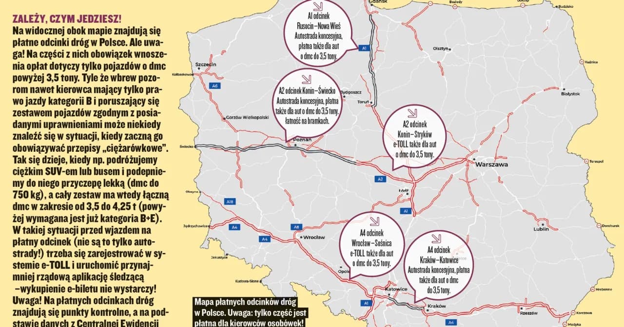 Jakie autostrady obejmuje e toll? Sprawdź, co musisz wiedzieć
