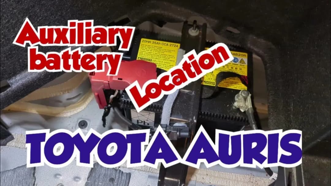 Gdzie jest akumulator 12V w Toyota Auris Hybrid? Oto lokalizacja!